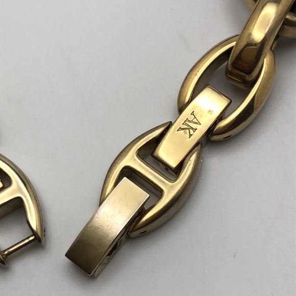 Anne Klein Charm Bracelet Watch Working w/New battery - Picture 5 of 7